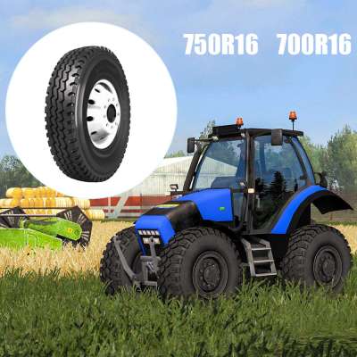 Truck tyre 750R16  700R16 with tube and flap